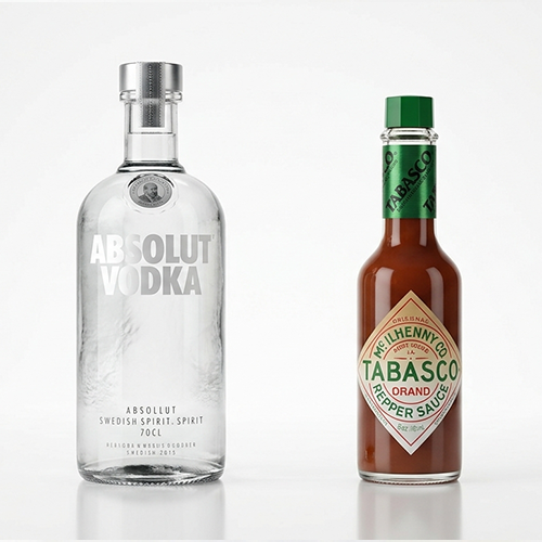 Absolut 70cl+ Tabasco