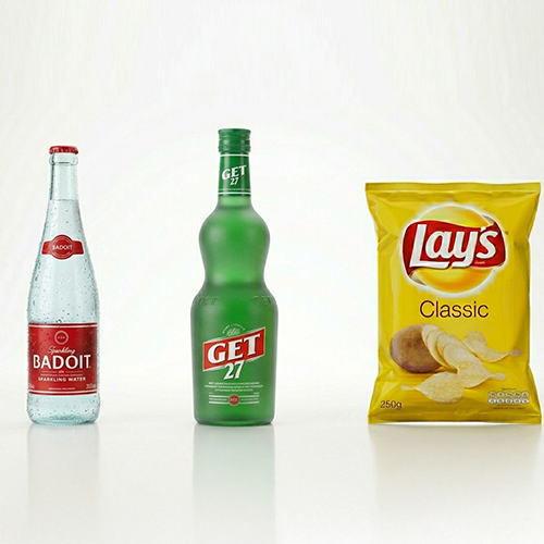 Get 27 + 1 badoit + 1 chips Lays