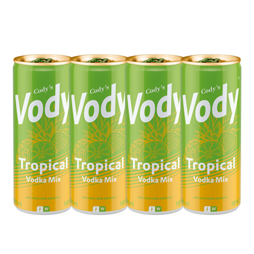 4 Vody Tropical 25cl